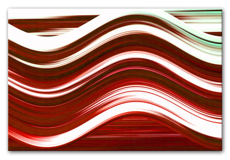 Abstract Wave Print - Canvas Art Rocks - 3