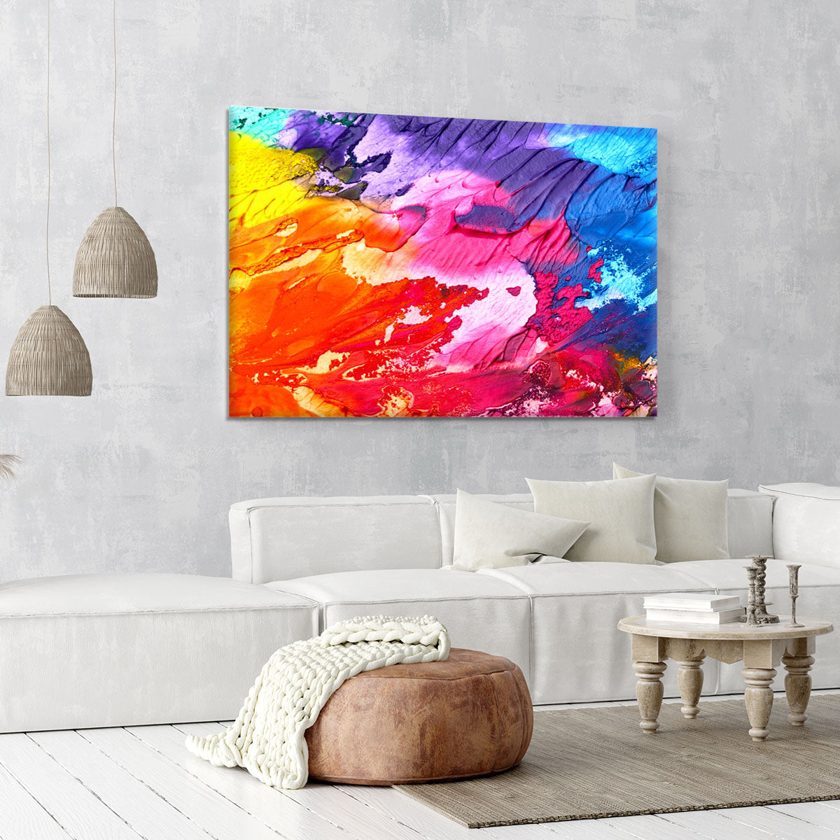 Abstract Oil Paint Canvas Print or Poster - Canvas Art Rocks - 6