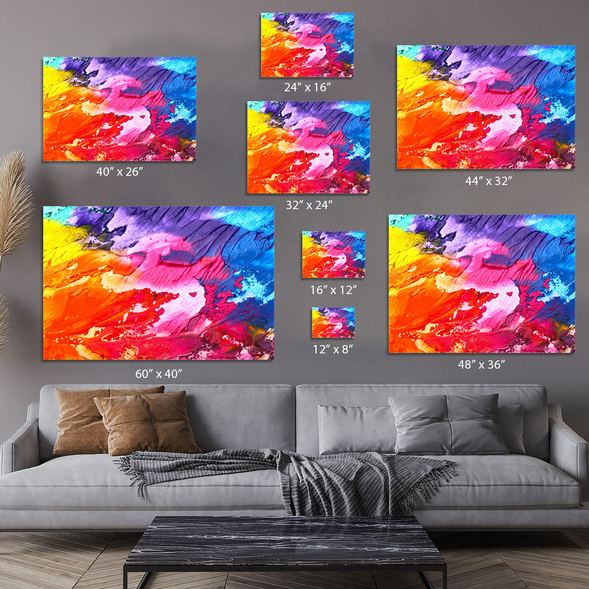Abstract Oil Paint Canvas Print or Poster - Canvas Art Rocks - 7