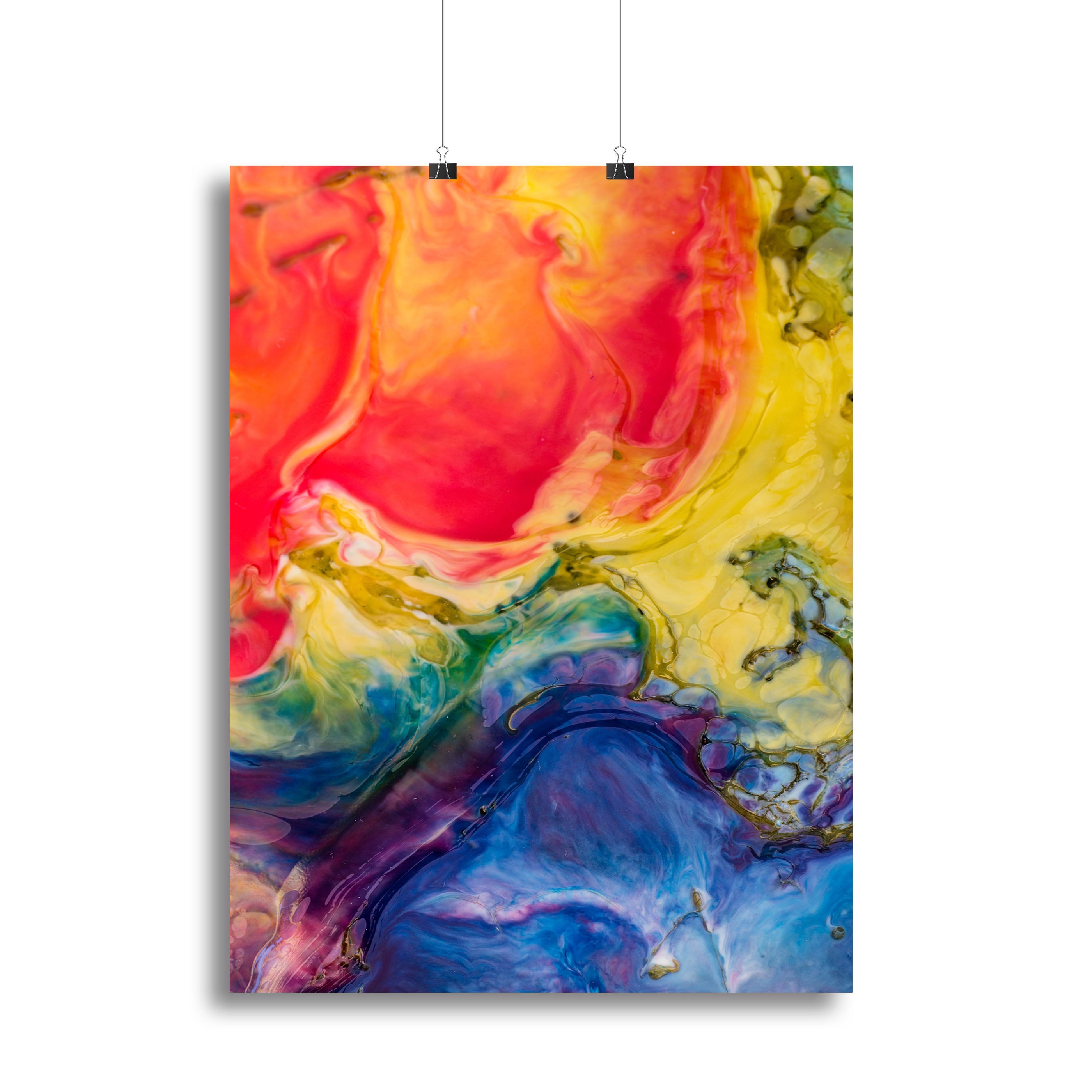 Abstract Red And Blue Canvas Print or Poster - Canvas Art Rocks - 2
