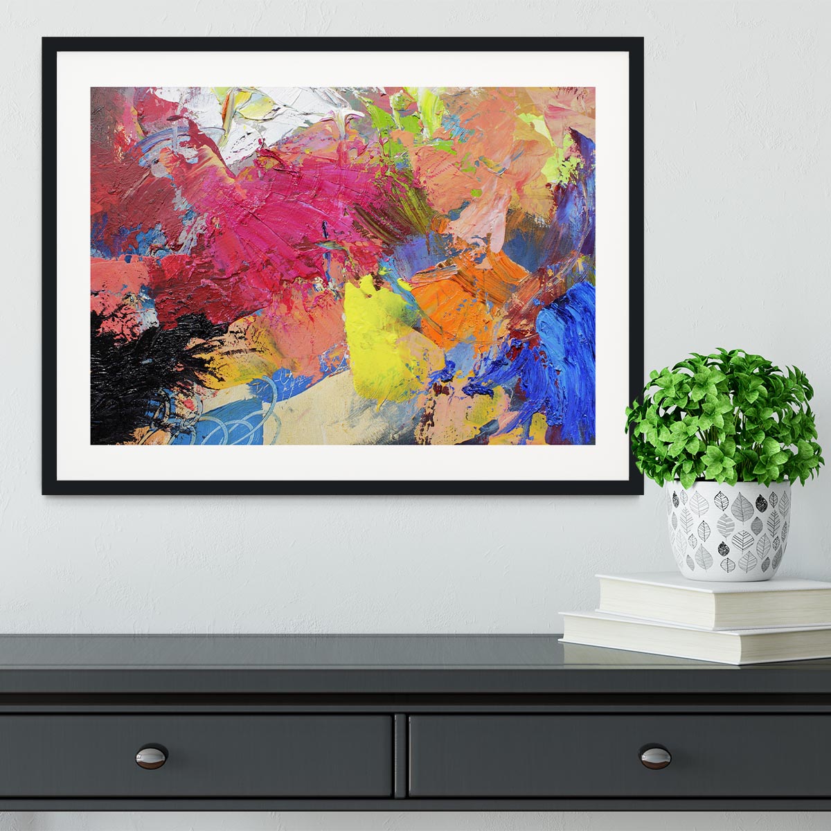 Abstract art Framed Print - Canvas Art Rocks - 1