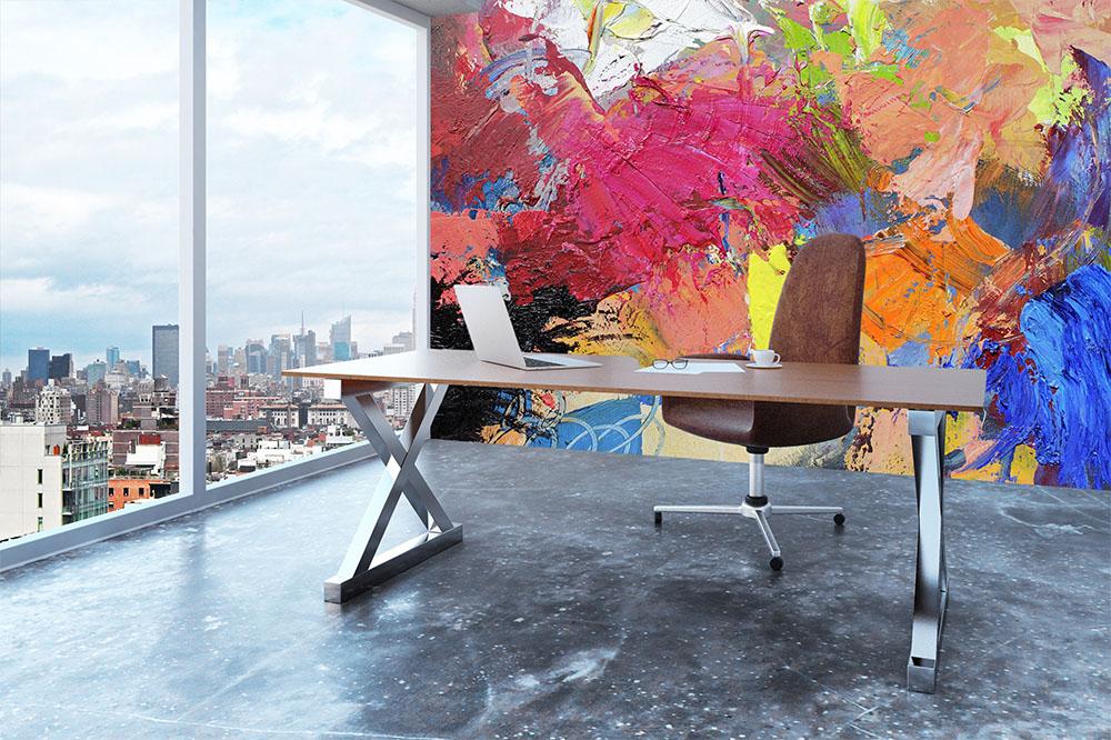 Abstract art Wall Mural Wallpaper - Canvas Art Rocks - 3