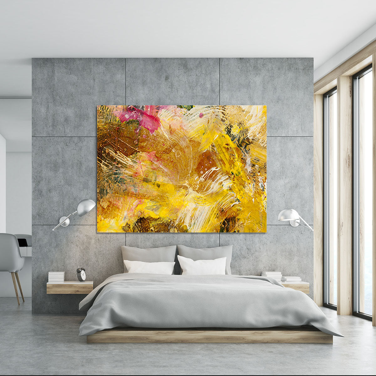 Abstract background by acrylic paint Canvas Print or Poster - Canvas Art Rocks - 5