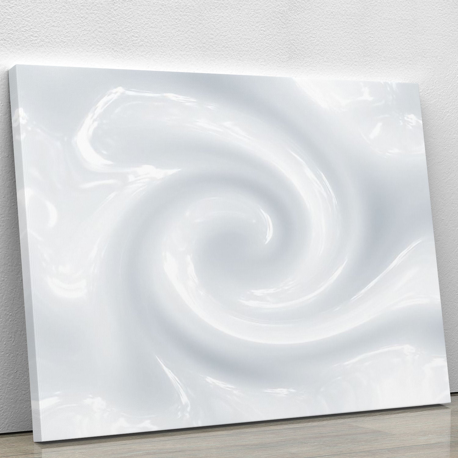 Abstract milk circulation Canvas Print or Poster - Canvas Art Rocks - 1