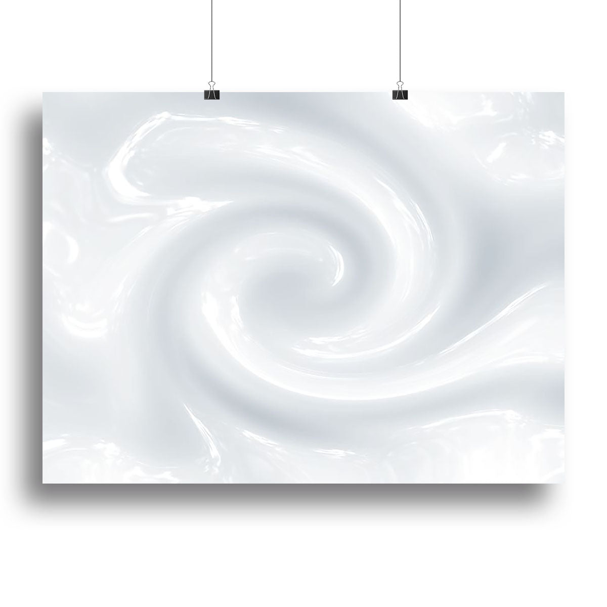 Abstract milk circulation Canvas Print or Poster - Canvas Art Rocks - 2