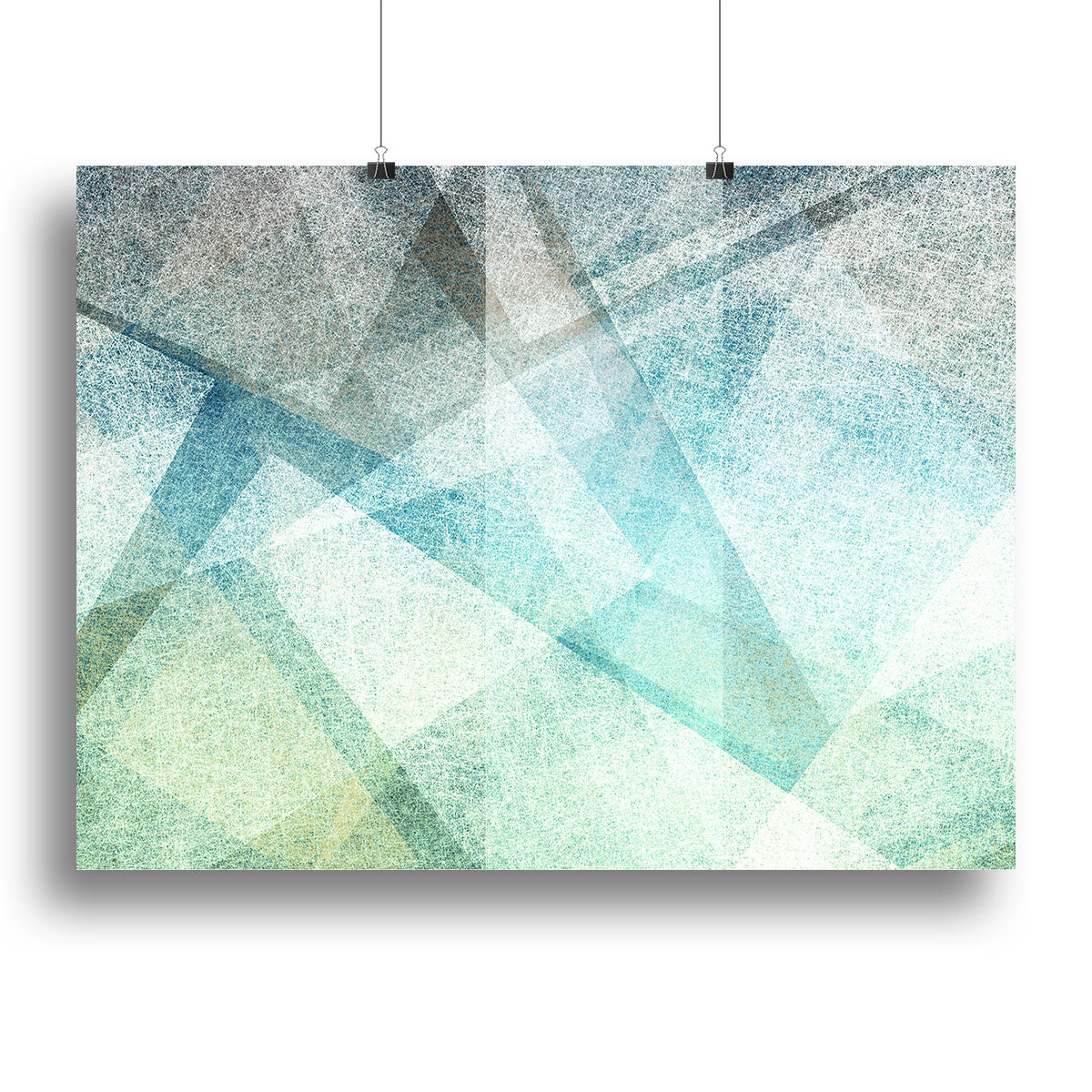 Abstract paper geometric Canvas Print or Poster - Canvas Art Rocks - 2