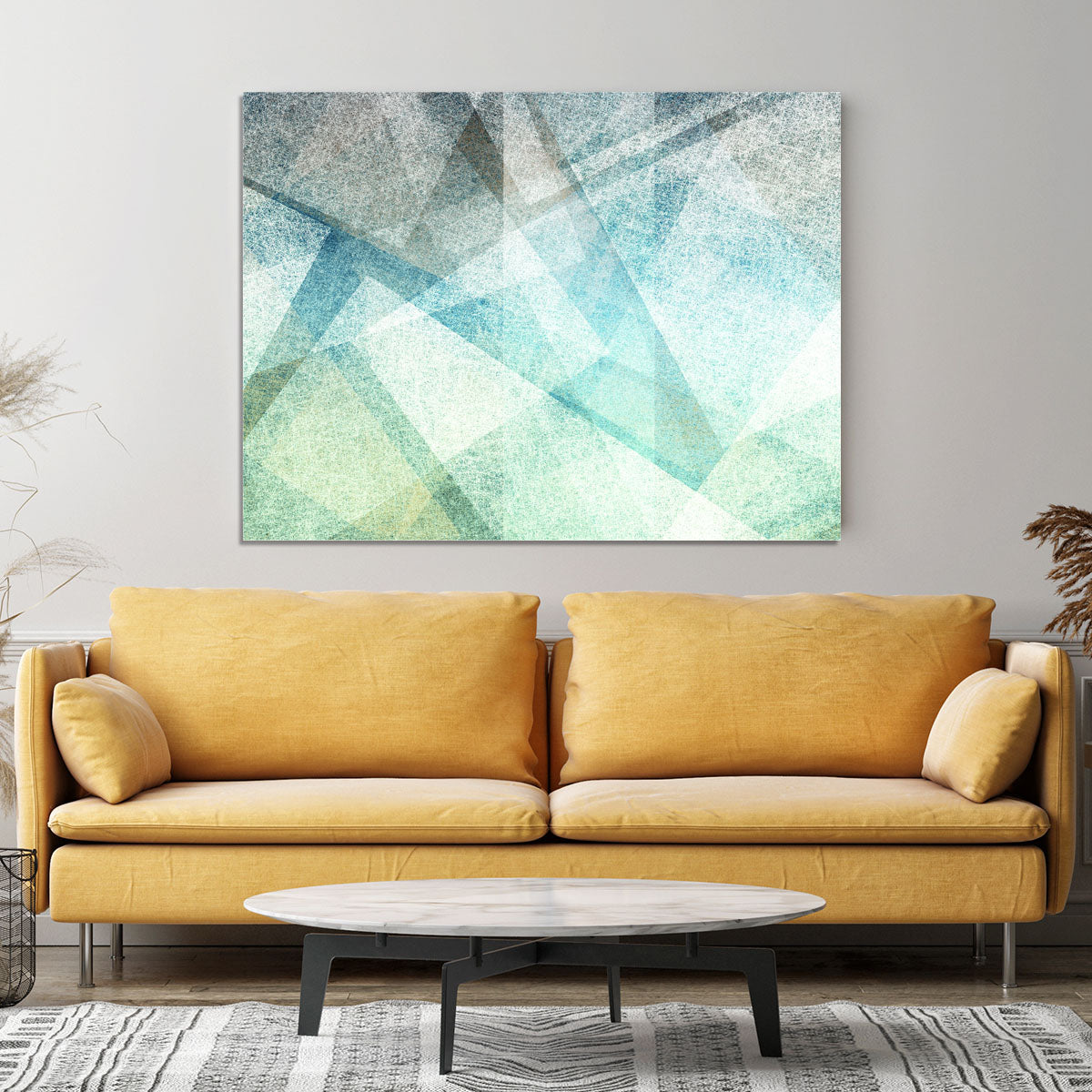 Abstract paper geometric Canvas Print or Poster - Canvas Art Rocks - 4