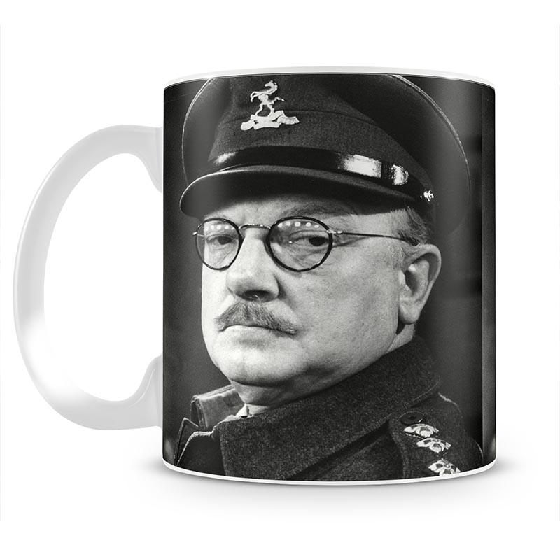 Actor Arthur Lowe as Captain Mainwaring Mug - Canvas Art Rocks - 2