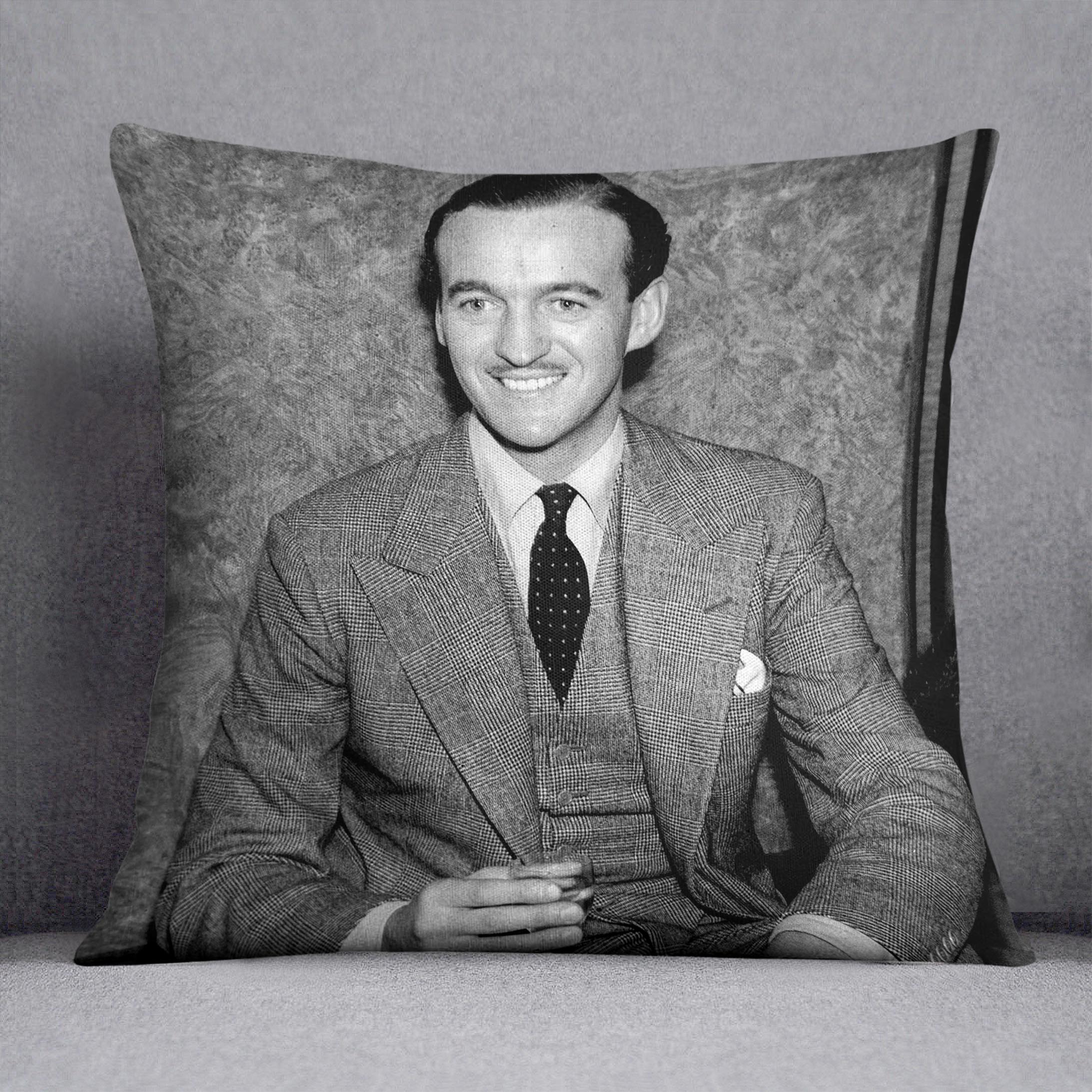 Actor David Niven in 1939 Cushion