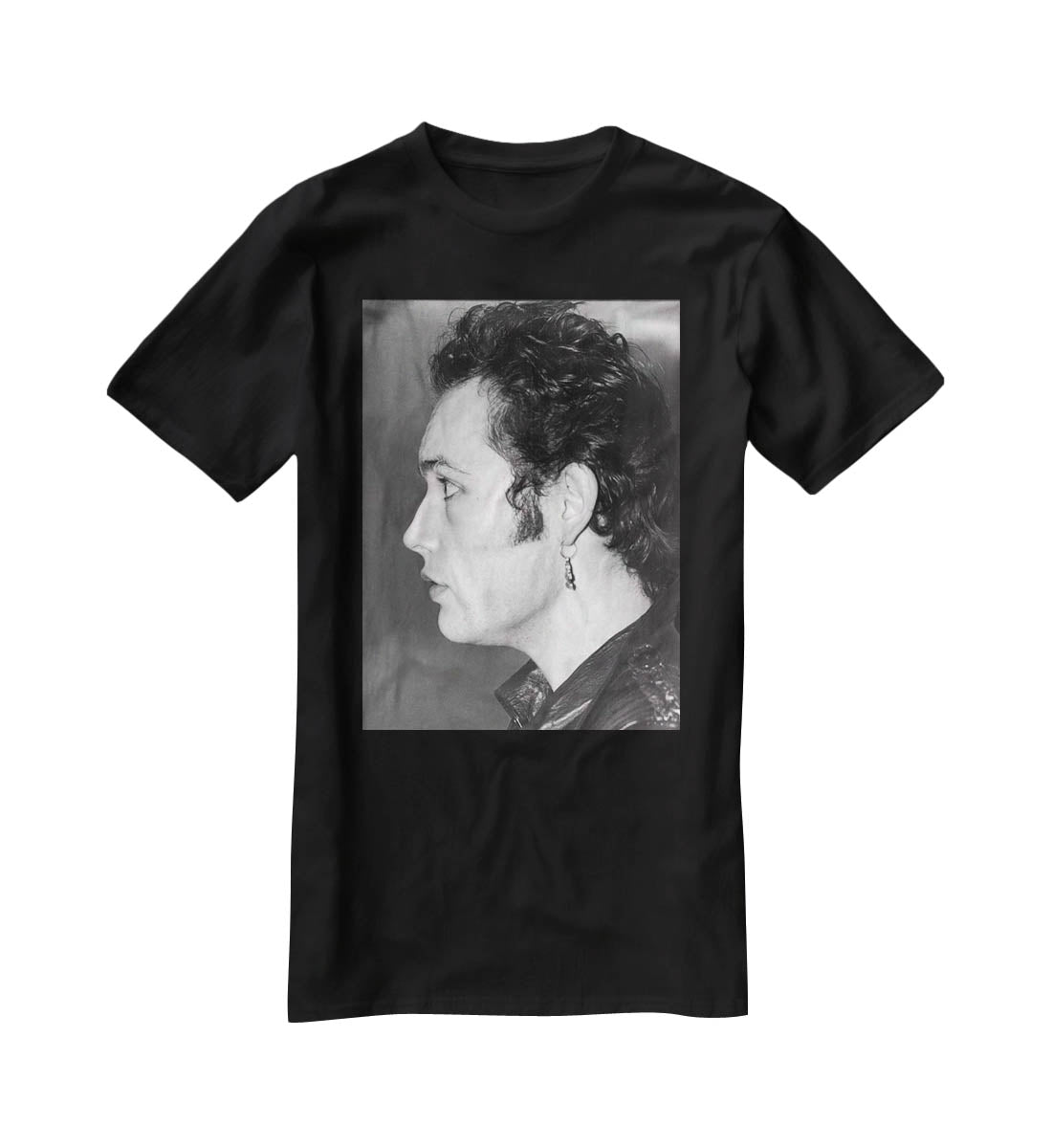 Adam Ant In black and white T-Shirt - Canvas Art Rocks - 1