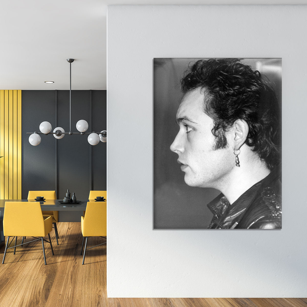 Adam Ant In black and white Canvas Print or Poster - Canvas Art Rocks - 4
