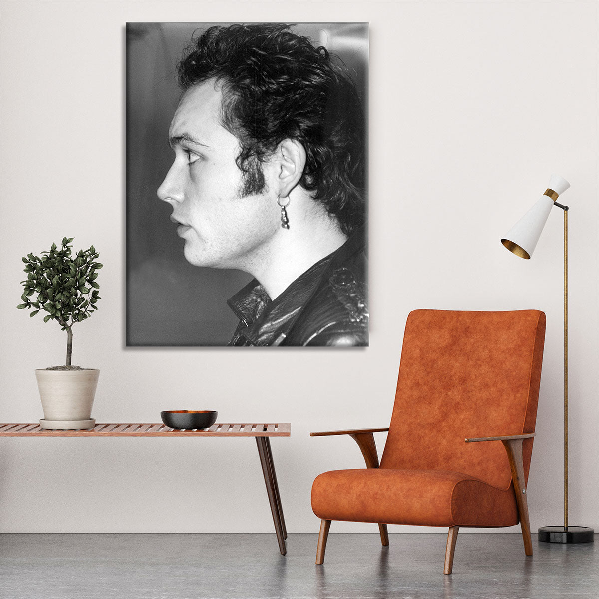 Adam Ant In black and white Canvas Print or Poster - Canvas Art Rocks - 6