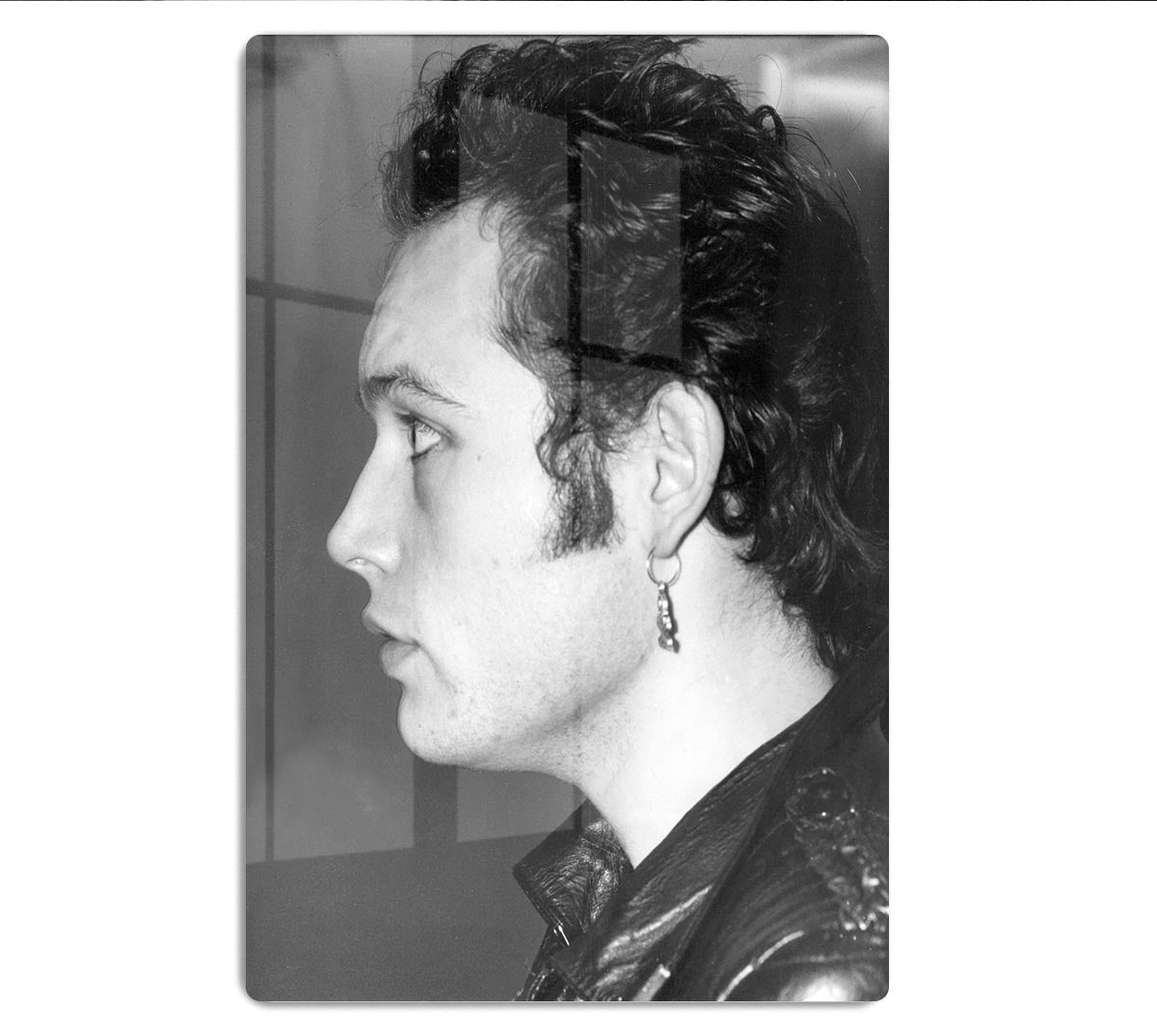 Adam Ant In black and white HD Metal Print