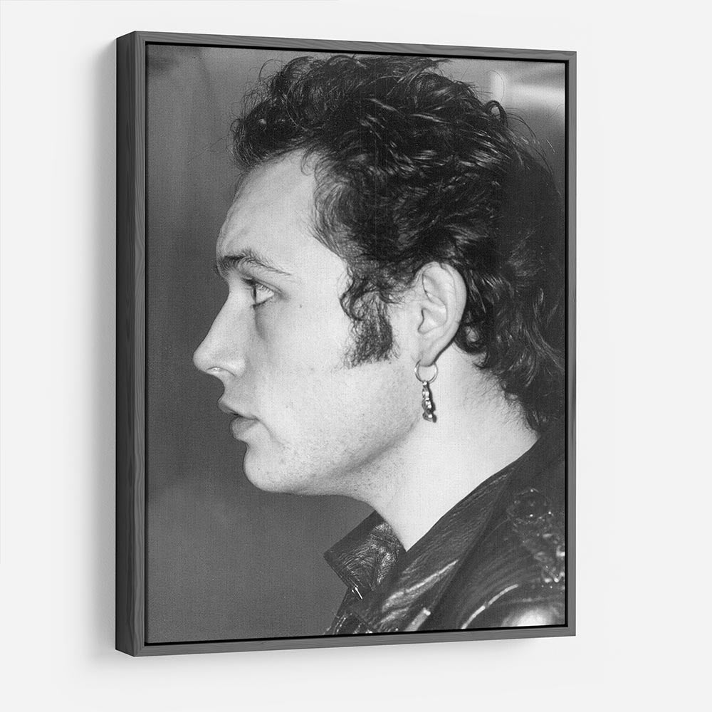 Adam Ant In black and white HD Metal Print