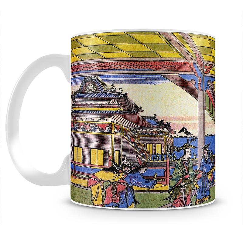 Advent of Urashima at the Dragon palace by Hokusai Mug - Canvas Art Rocks - 2