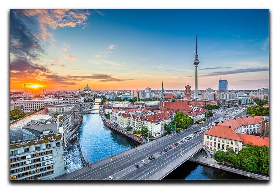 Aerial view of Berlin skyline Canvas Print or Poster  - Canvas Art Rocks - 1