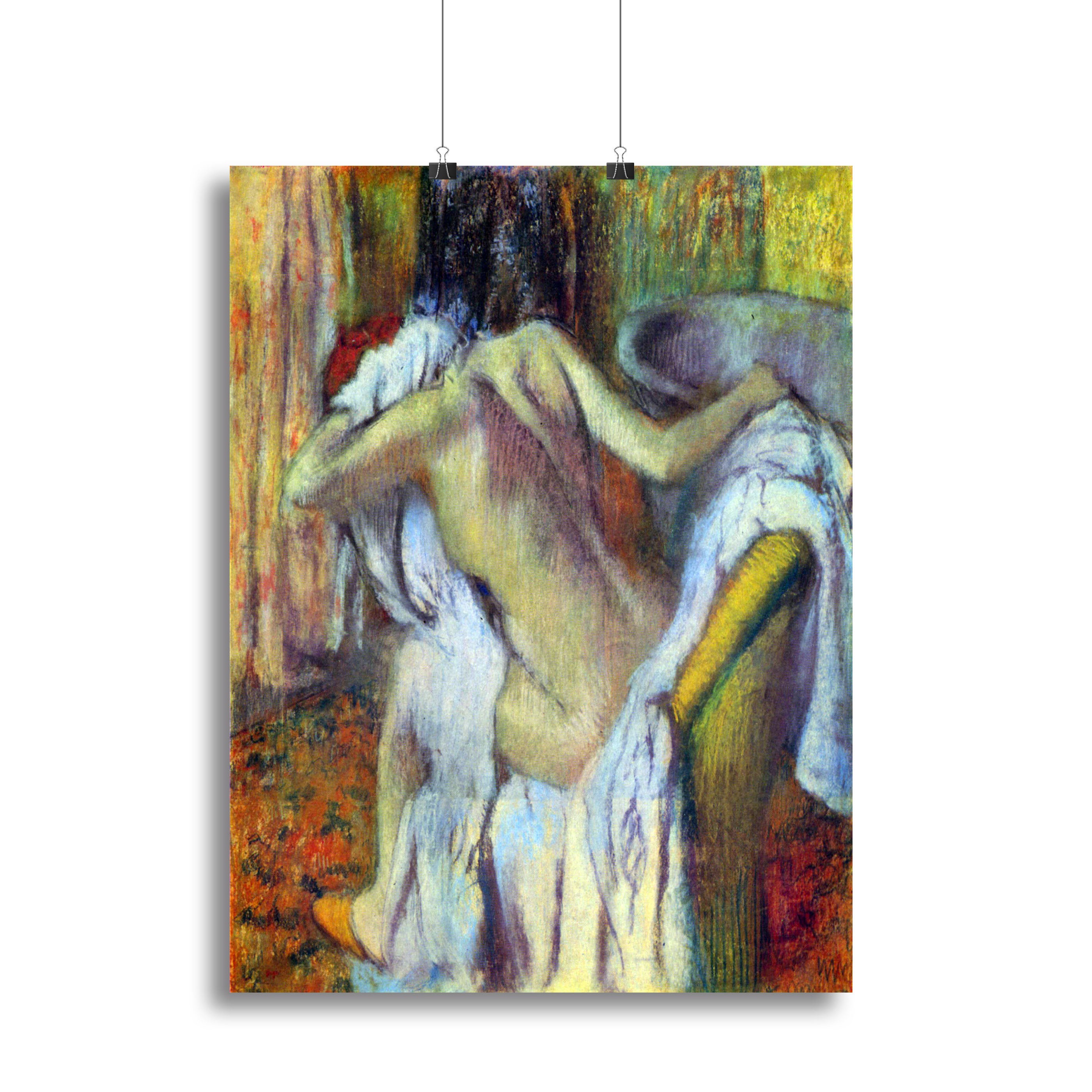 After Bathing 4 by Degas Canvas Print or Poster - Canvas Art Rocks - 2