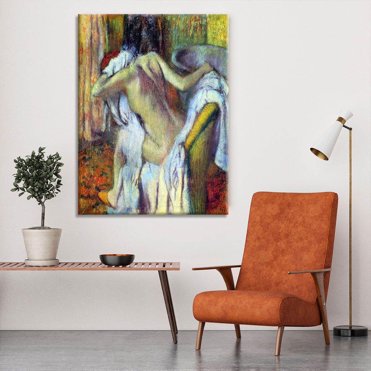 After Bathing 4 by Degas Canvas Print or Poster - Canvas Art Rocks - 6