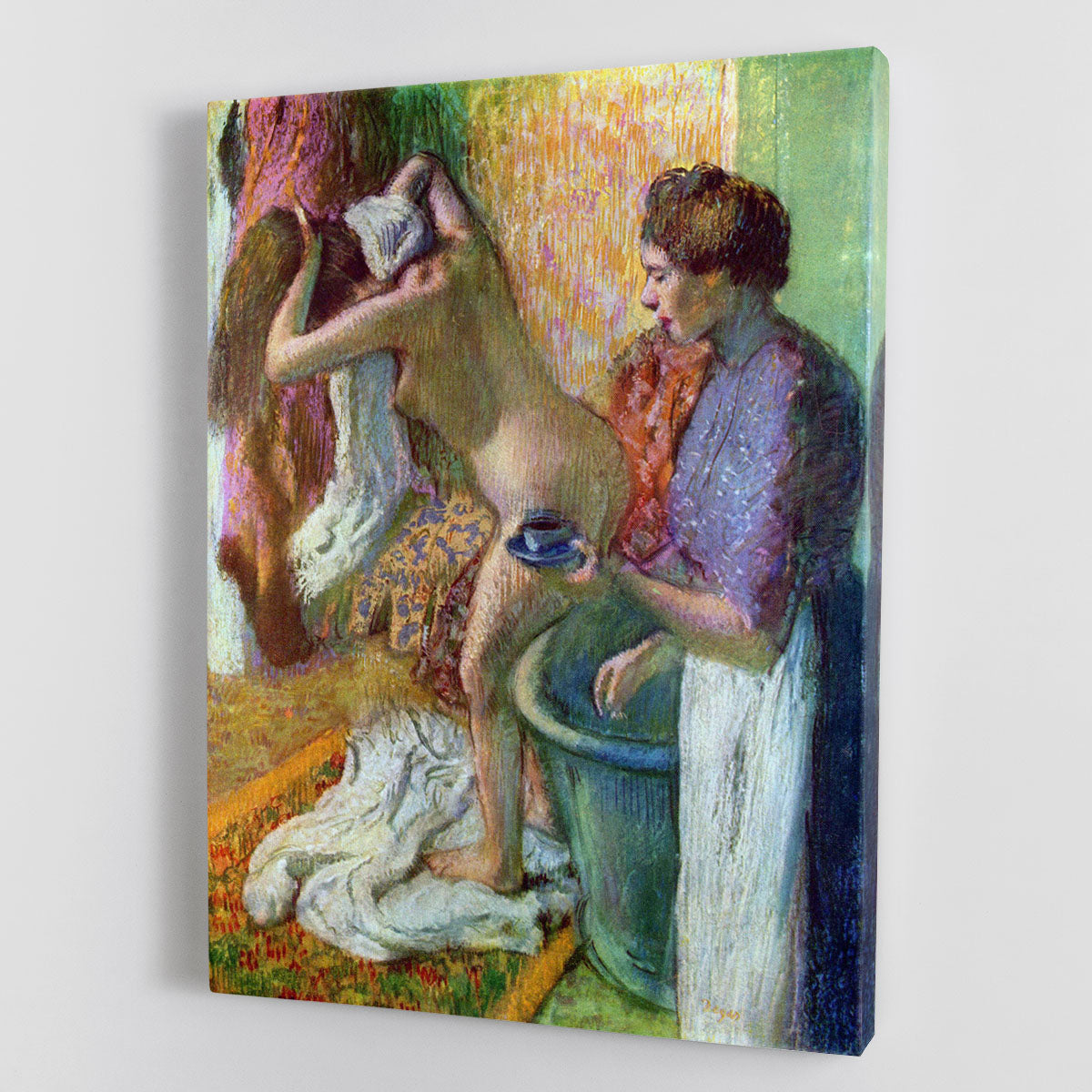 After bathing 1 by Degas Canvas Print or Poster - Canvas Art Rocks - 1