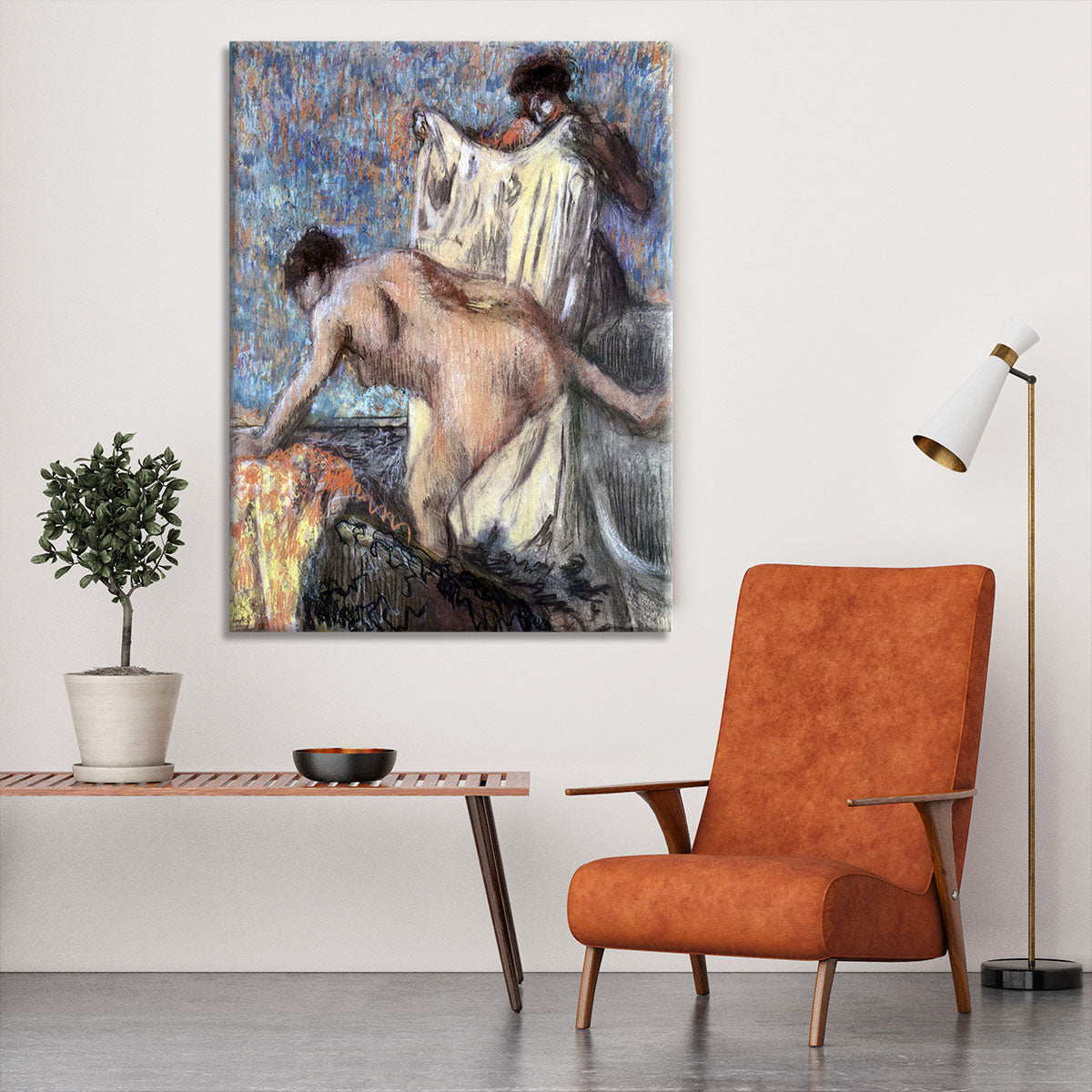 After bathing 3 by Degas Canvas Print or Poster - Canvas Art Rocks - 6