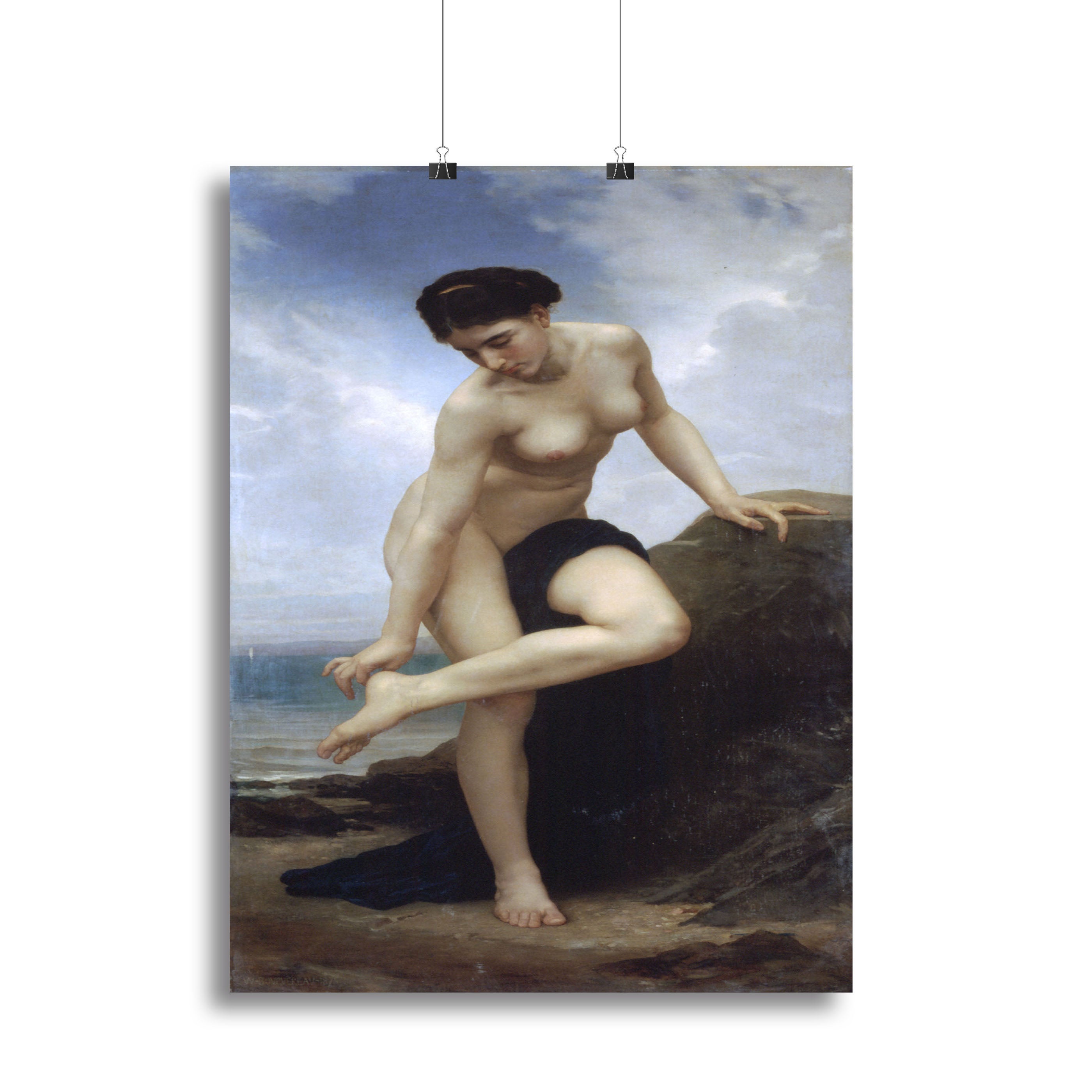 After the Bath By Bouguereau Canvas Print or Poster - Canvas Art Rocks - 2