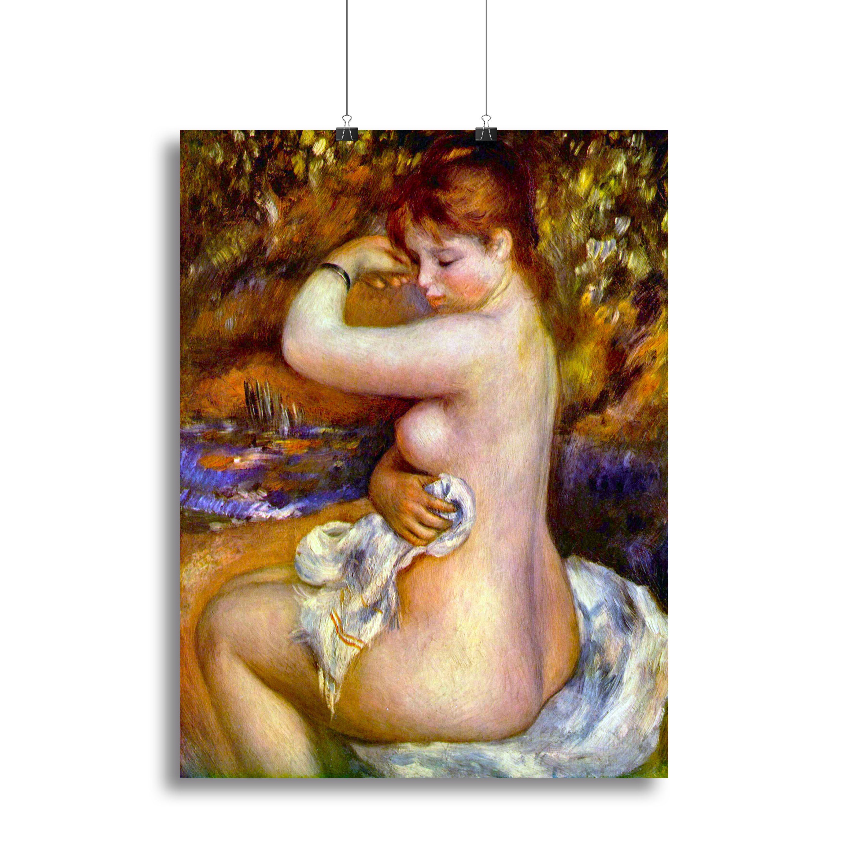 After the bath by Renoir Canvas Print or Poster - Canvas Art Rocks - 2