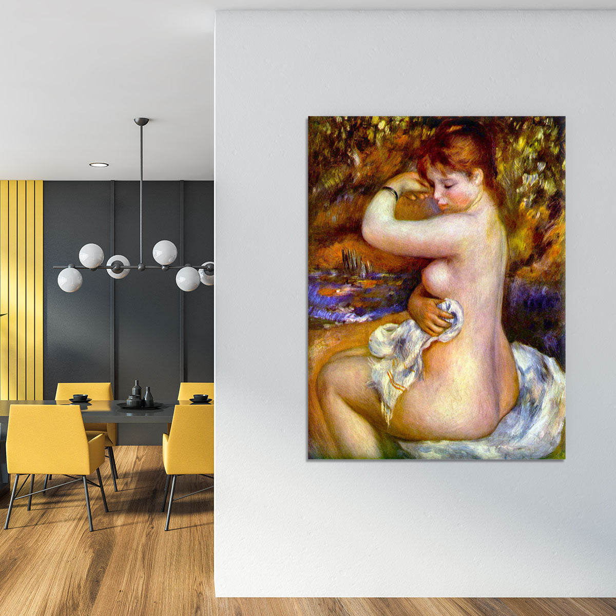 After the bath by Renoir Canvas Print or Poster - Canvas Art Rocks - 4