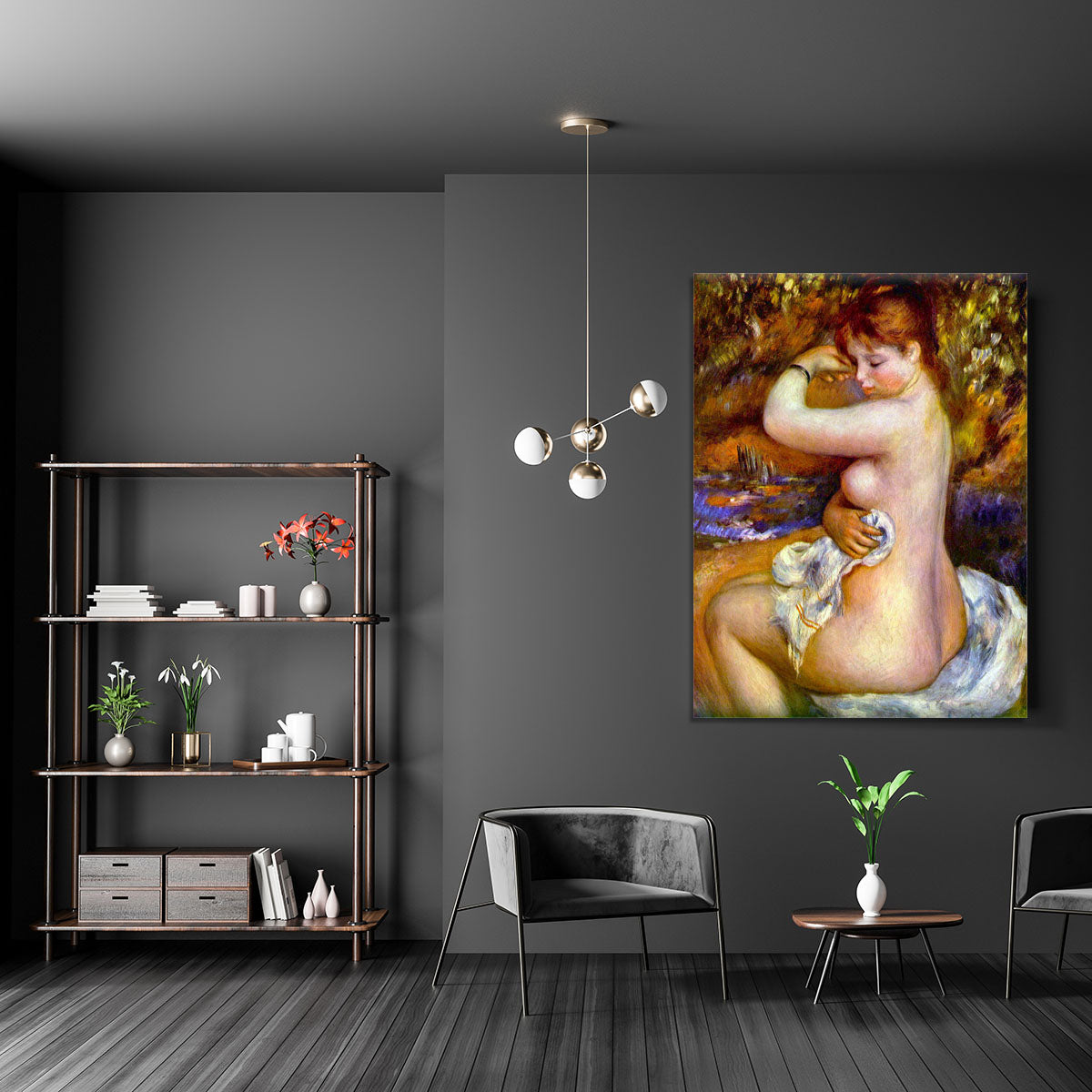 After the bath by Renoir Canvas Print or Poster - Canvas Art Rocks - 5