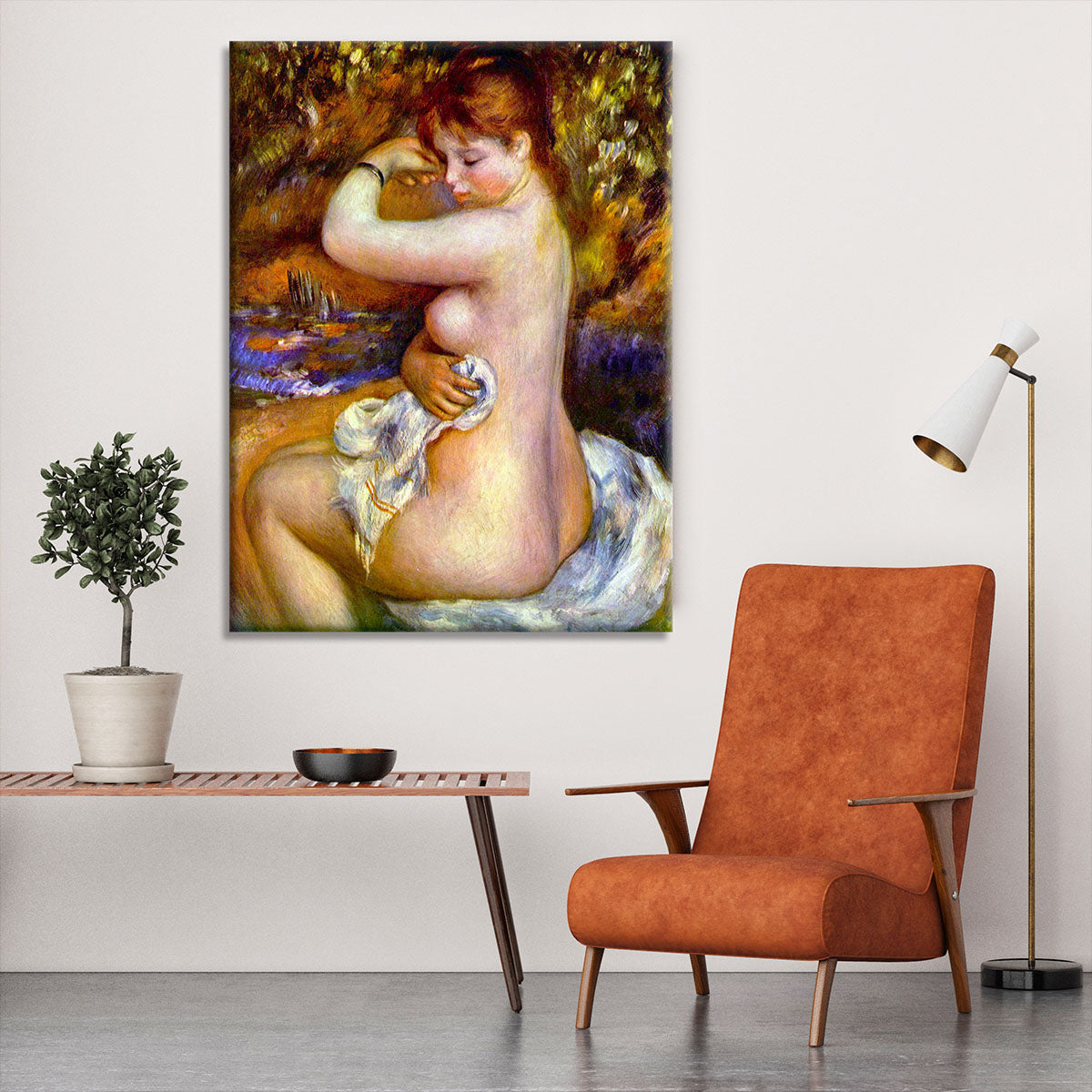 After the bath by Renoir Canvas Print or Poster - Canvas Art Rocks - 6