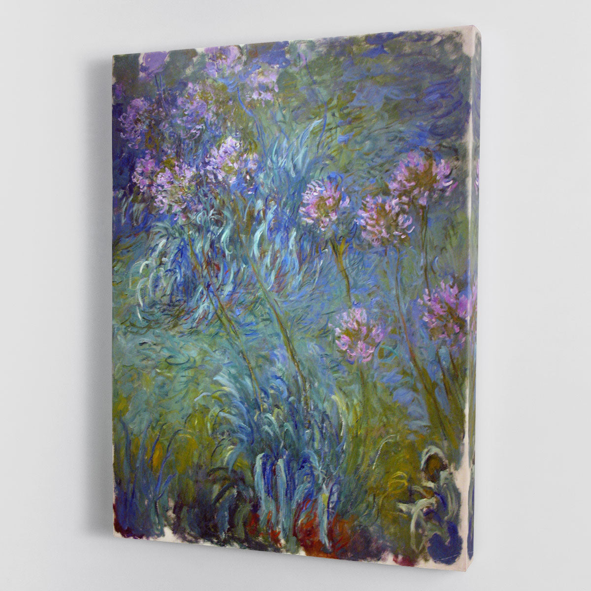 Agapanthus by Monet Canvas Print or Poster - Canvas Art Rocks - 1