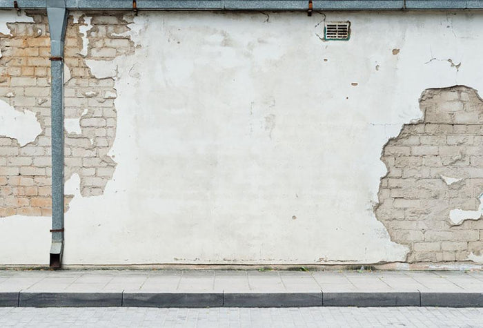 Aged street wall background Wall Mural Wallpaper