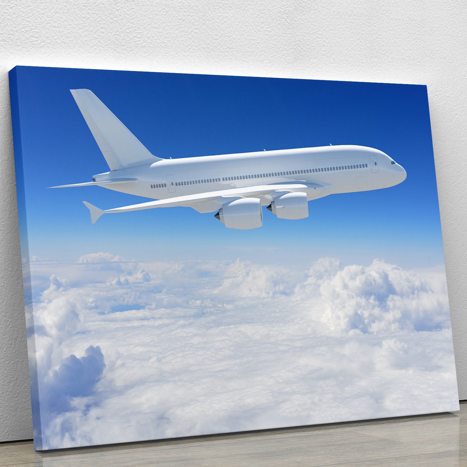 Airplane in the sky Canvas Print or Poster - Canvas Art Rocks - 1