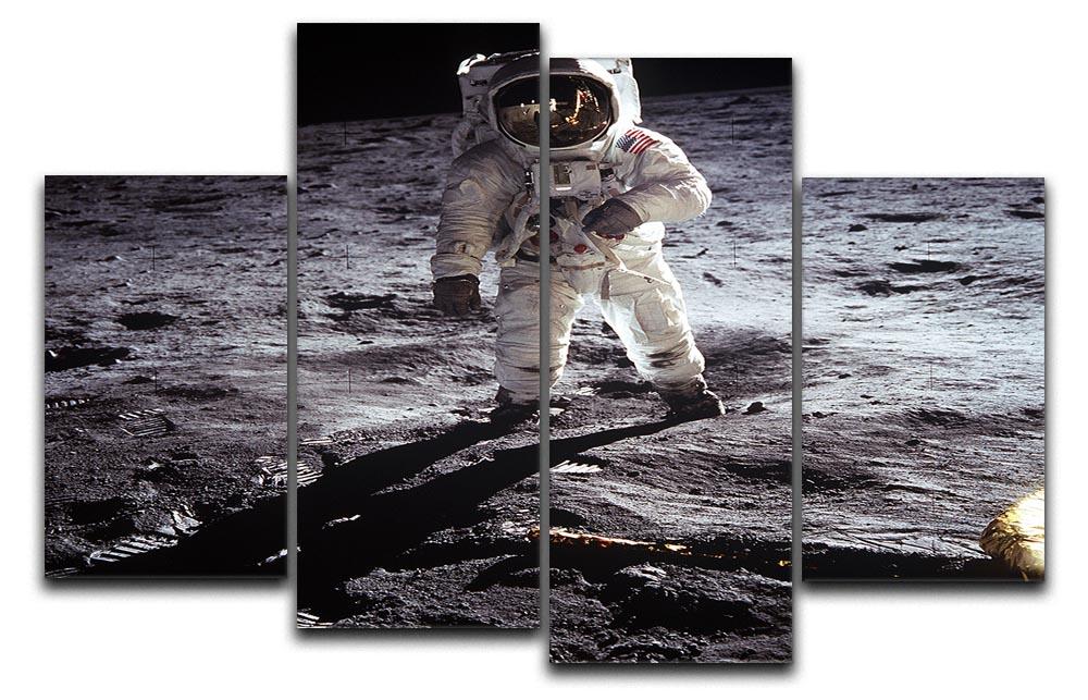 Aldrin Apollo 11 4 Split Panel Canvas  - Canvas Art Rocks - 1