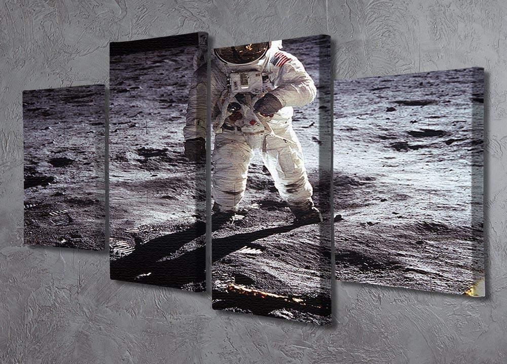 Aldrin Apollo 11 4 Split Panel Canvas - Canvas Art Rocks - 2