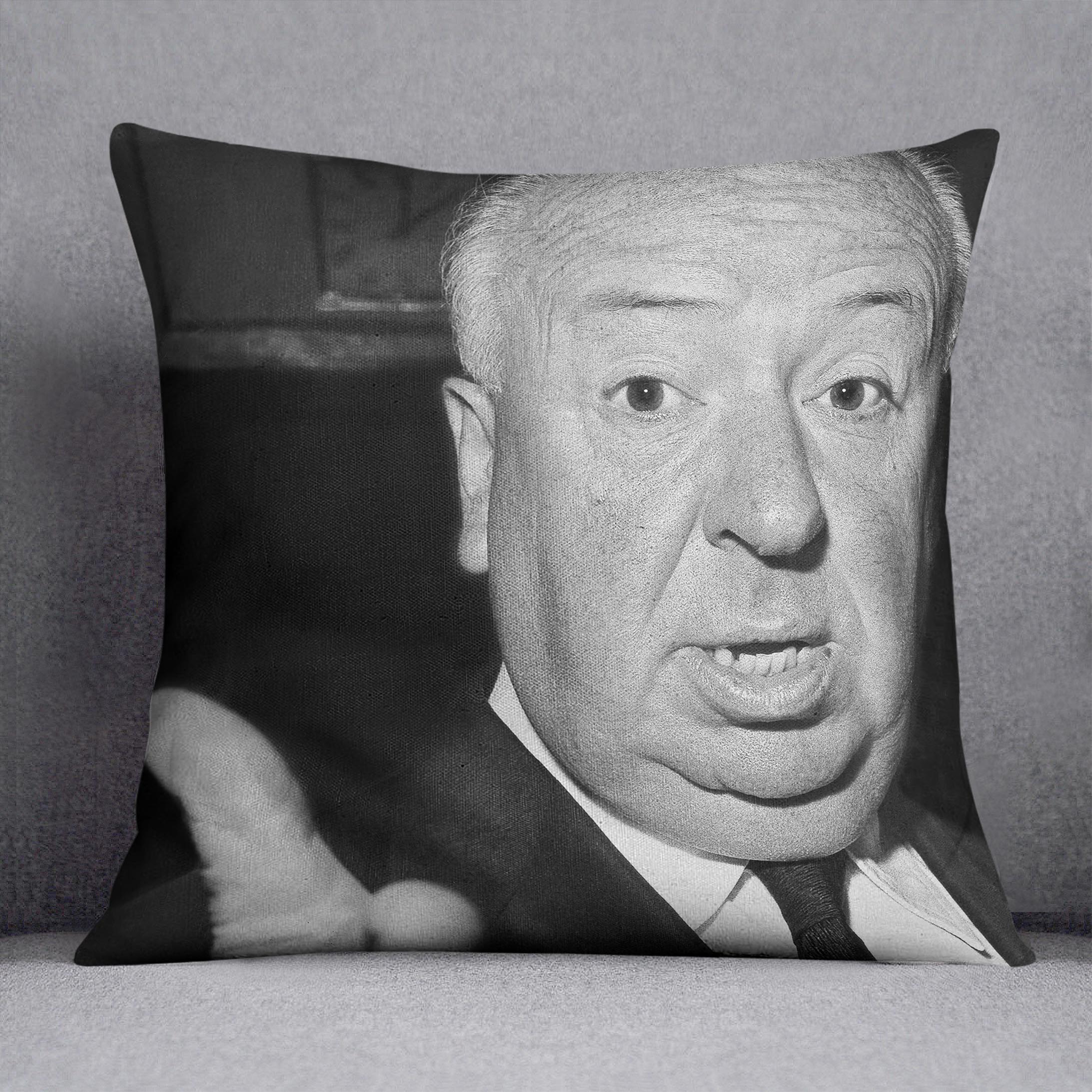 Alfred Hitchcock in 1960 Cushion