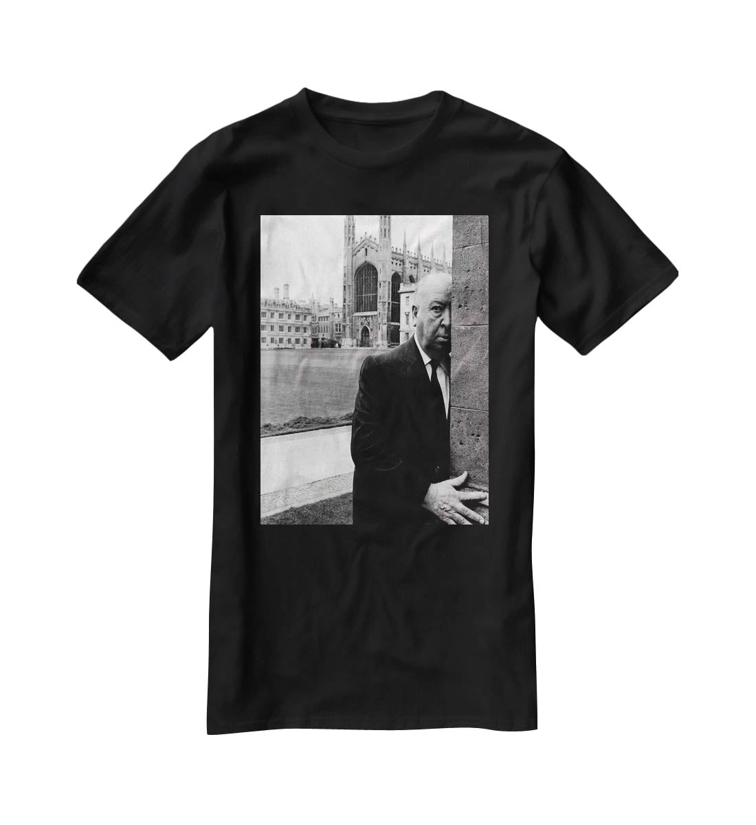 Alfred Hitchcock in 1969 T-Shirt - Canvas Art Rocks - 1