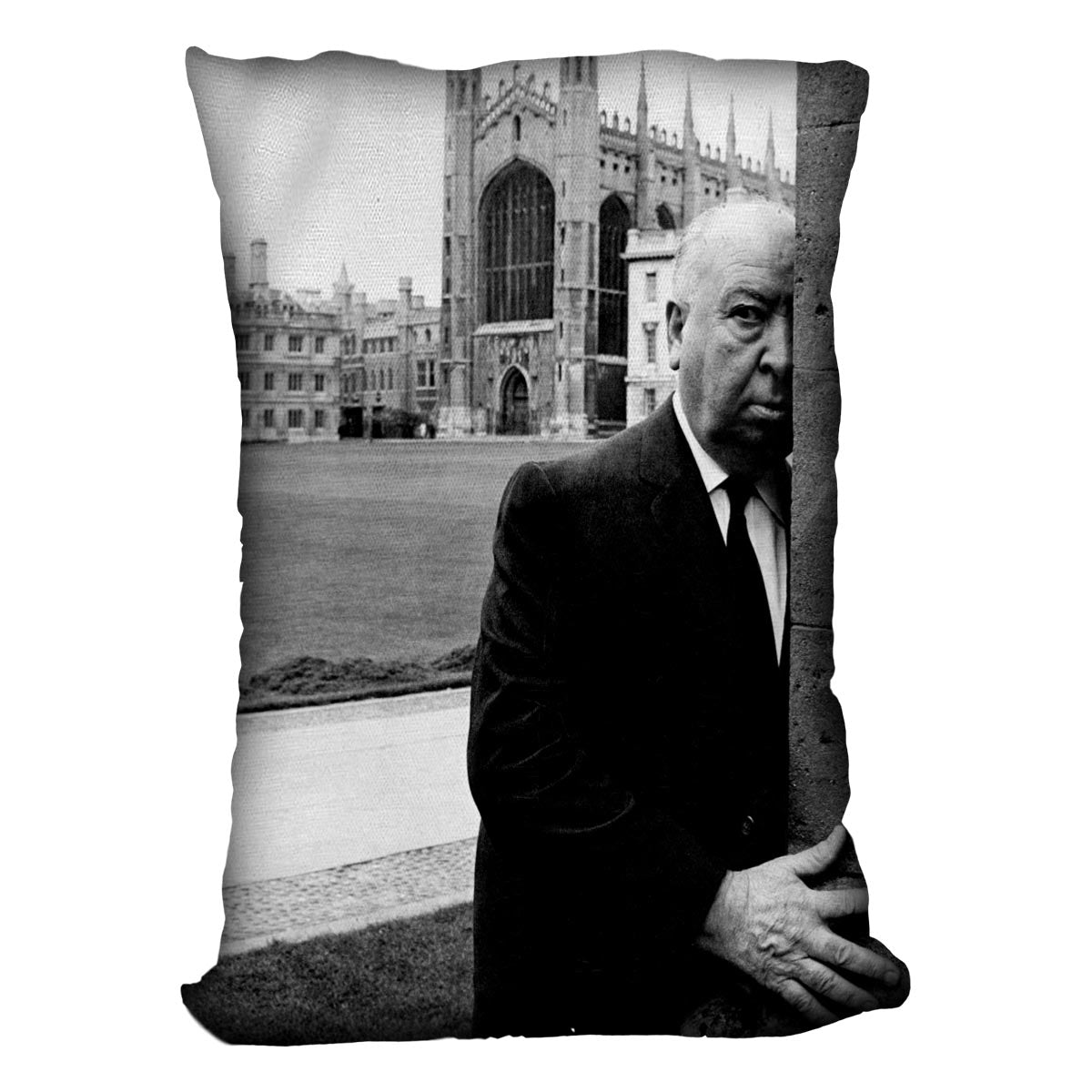Alfred Hitchcock in 1969 Cushion