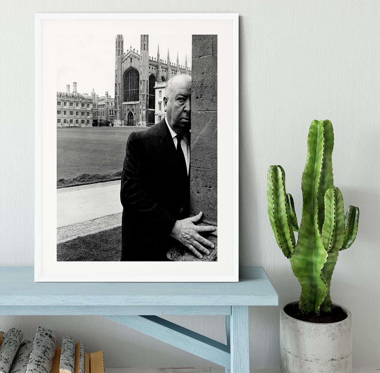 Alfred Hitchcock in 1969 Framed Print - Canvas Art Rocks - 5