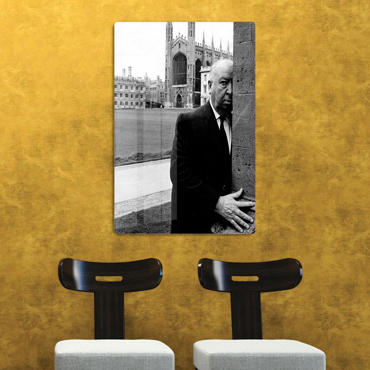 Alfred Hitchcock in 1969 HD Metal Print