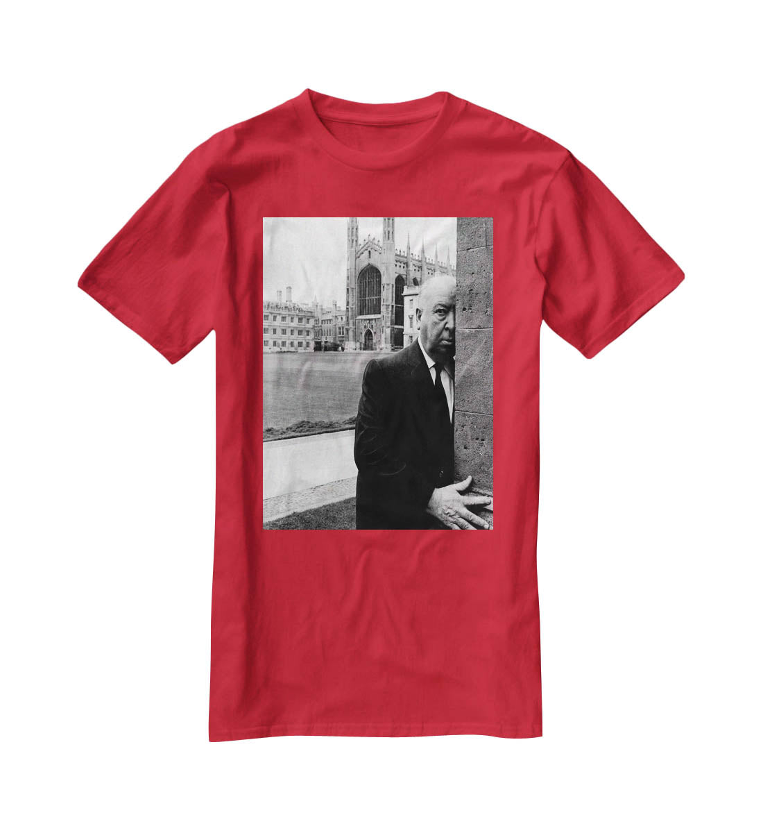Alfred Hitchcock in 1969 T-Shirt - Canvas Art Rocks - 4