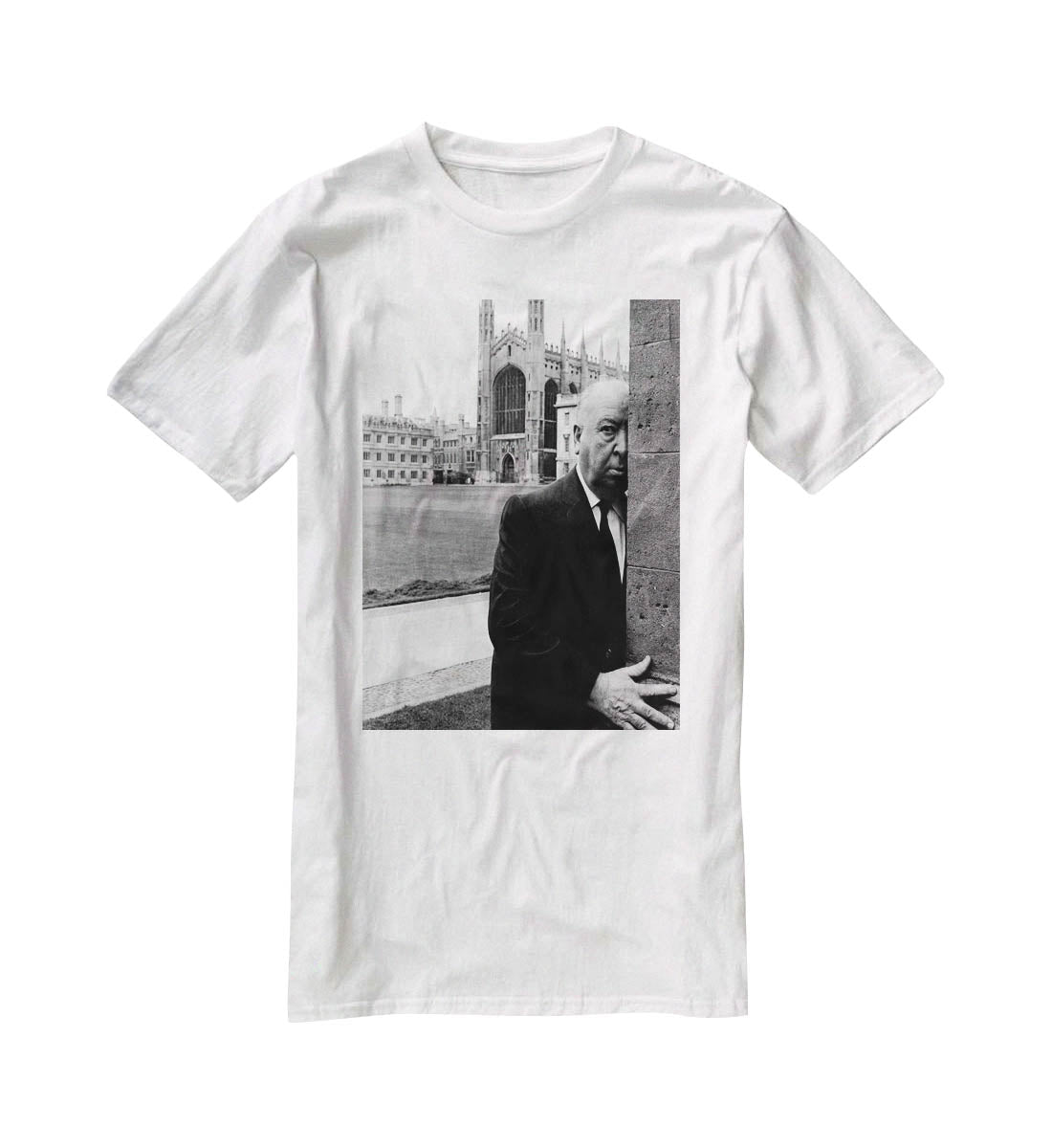 Alfred Hitchcock in 1969 T-Shirt - Canvas Art Rocks - 5