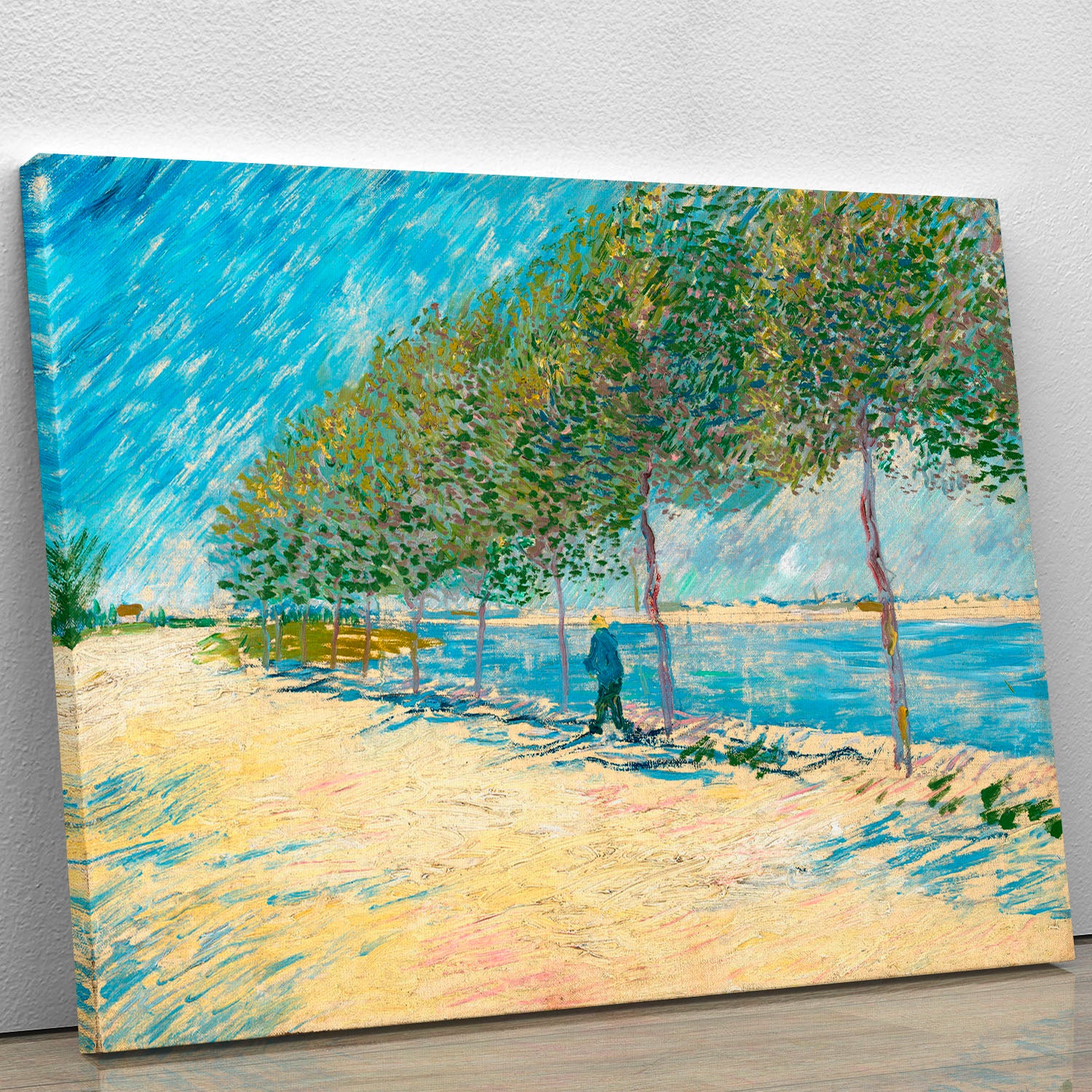 Along the Seine by Van Gogh Canvas Print or Poster - Canvas Art Rocks - 1