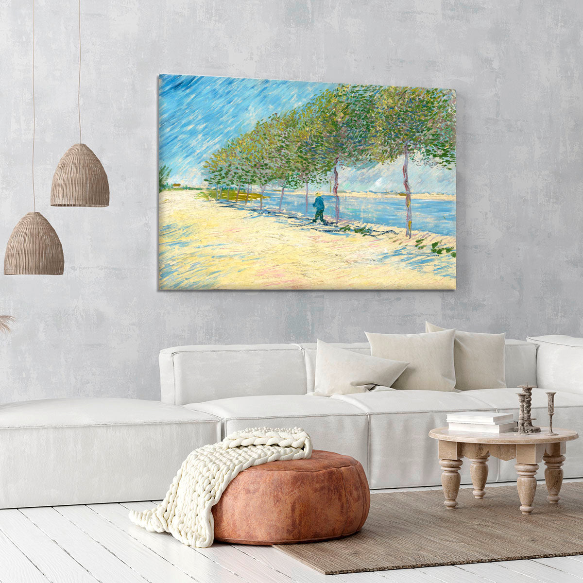 Along the Seine by Van Gogh Canvas Print or Poster - Canvas Art Rocks - 6