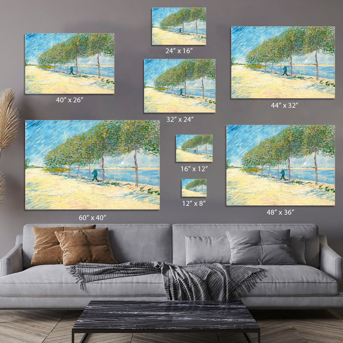 Along the Seine by Van Gogh Canvas Print or Poster - Canvas Art Rocks - 7