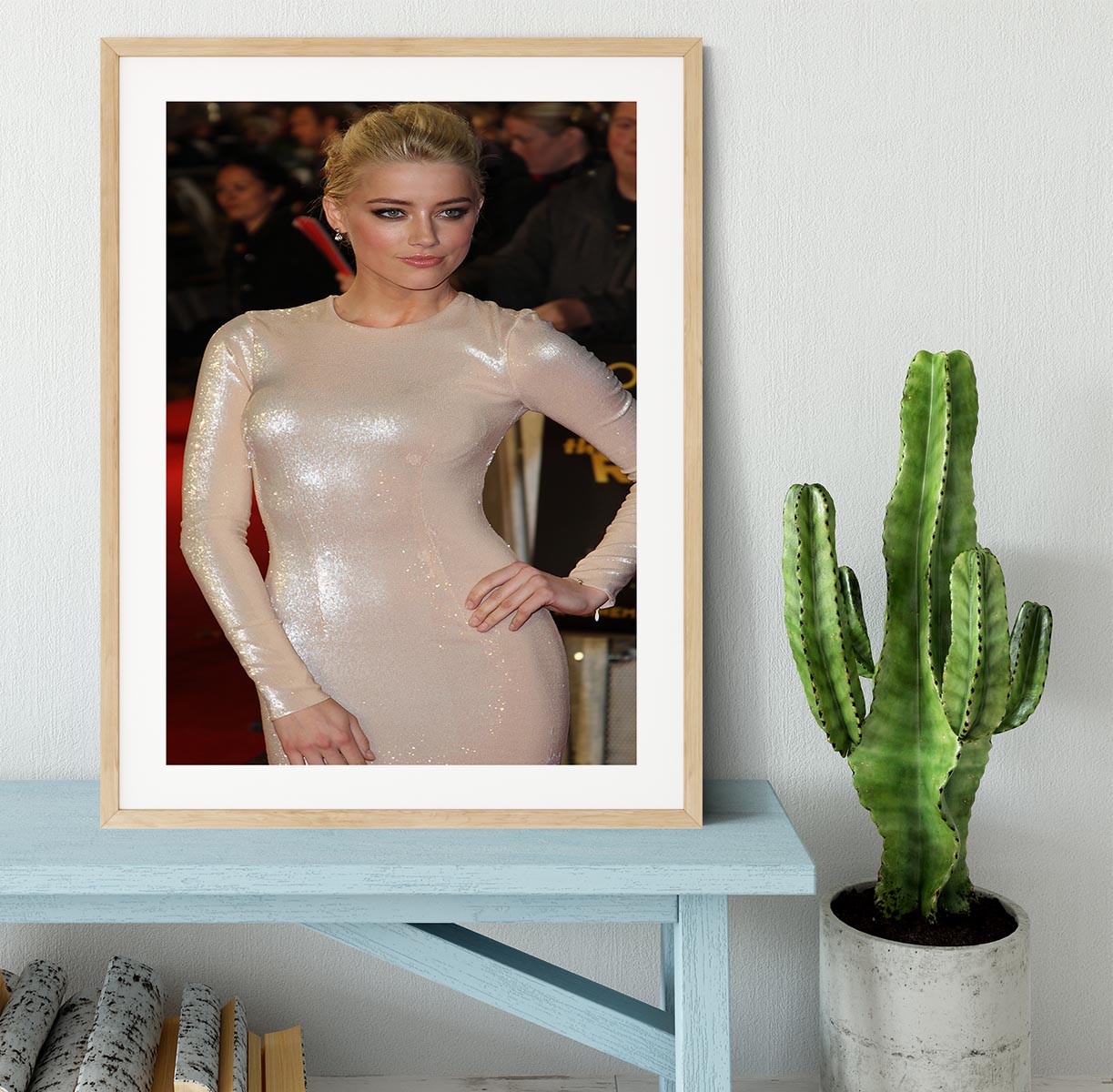 Amber Heard Framed Print - Canvas Art Rocks - 3