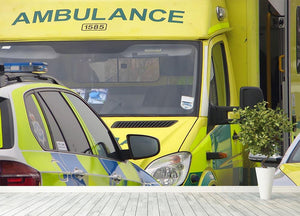 Ambulance and responder vehicles Wall Mural Wallpaper - Canvas Art Rocks - 4