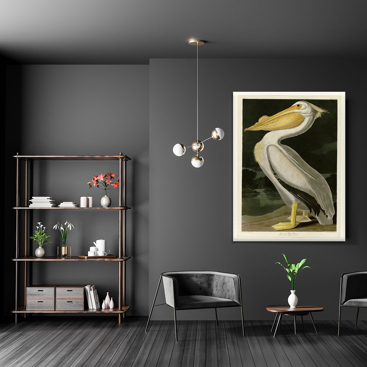 American White Pelican by Audubon Canvas Print or Poster - Canvas Art Rocks - 5