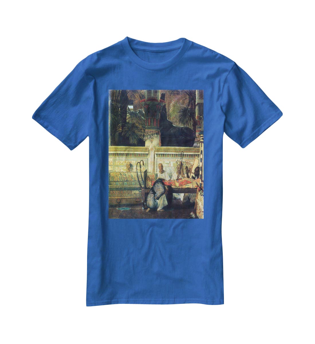 An Egyptian widow at the time of Diocletian detail by Alma Tadema T-Shirt - Canvas Art Rocks - 2