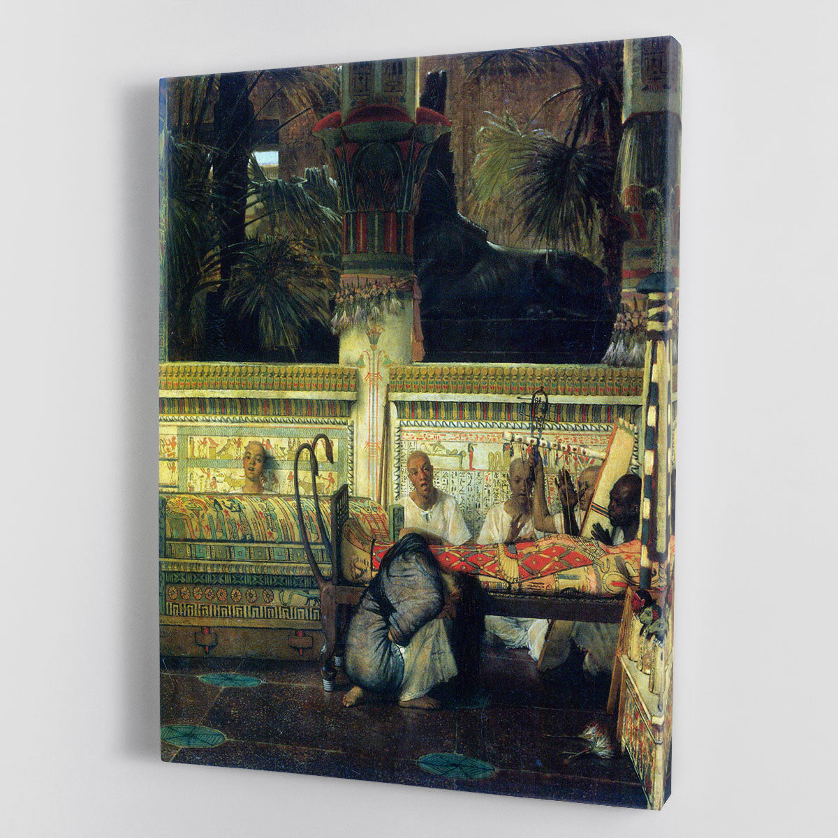 An Egyptian widow at the time of Diocletian detail by Alma Tadema Canvas Print or Poster - Canvas Art Rocks - 1
