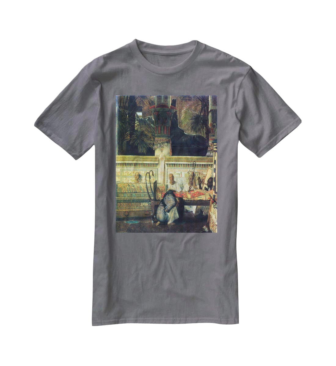 An Egyptian widow at the time of Diocletian detail by Alma Tadema T-Shirt - Canvas Art Rocks - 3